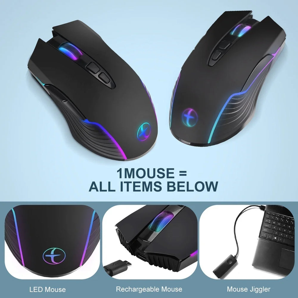 JOMAA Silent Wireless Mouse Type-C 2.4G | Rechargeable Plug-and-Play MacBook