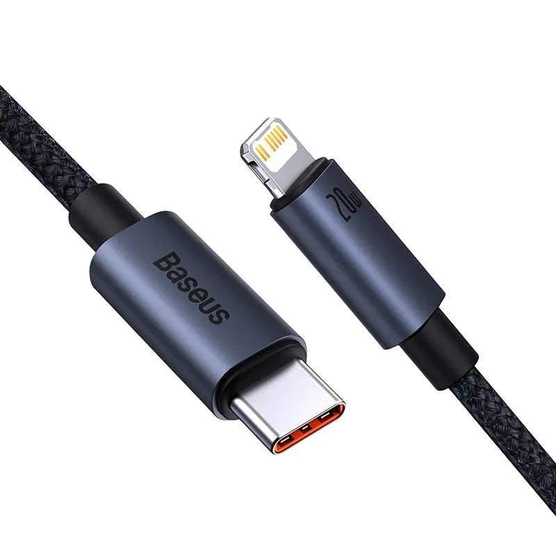 Baseus USB-C to Lightning Cable | Fast Charging iPhone 8–13 Pro Max PD 20W