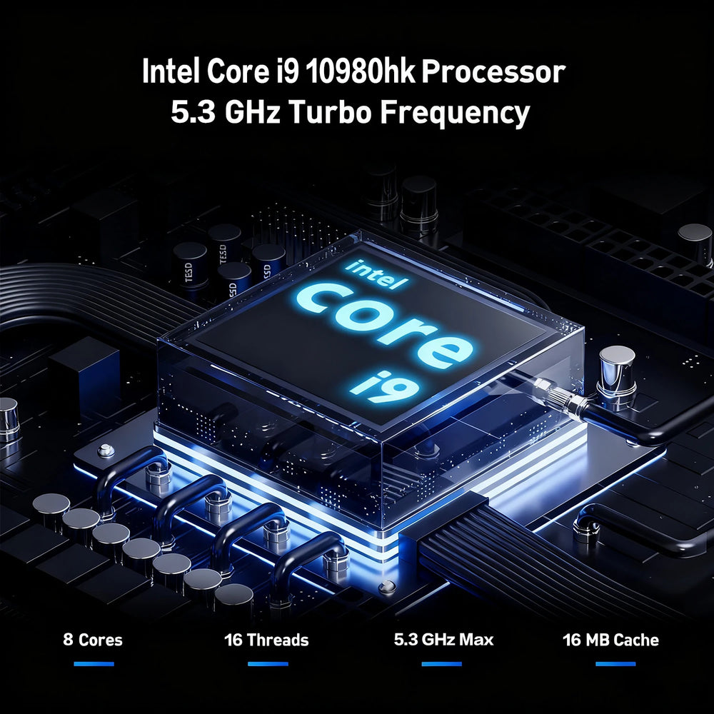 15.6" Gaming Laptop Intel Core i9-10980HK | IPS 1080P 16GB DDR4 1TB Fingerprint