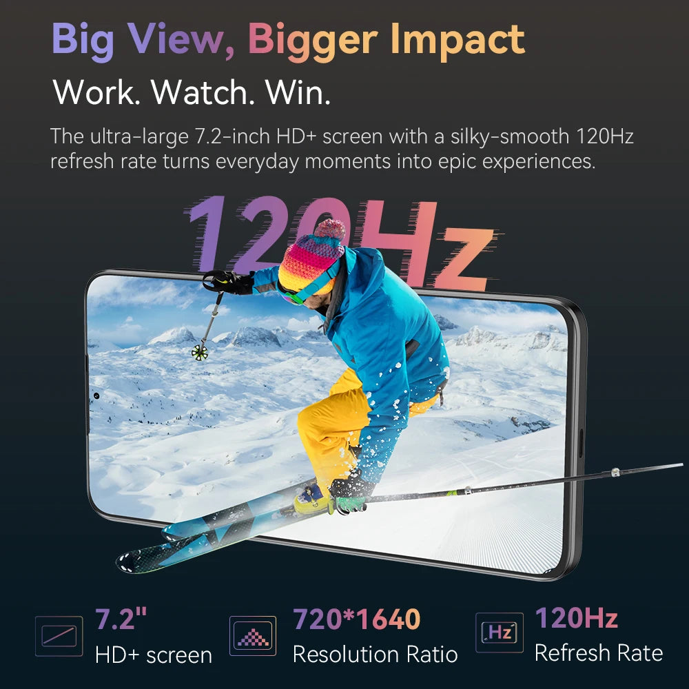 Cubot Note 60 Smartphone Android 15 | 7.2" 120Hz 16GB 128GB 48MP 7000mAh