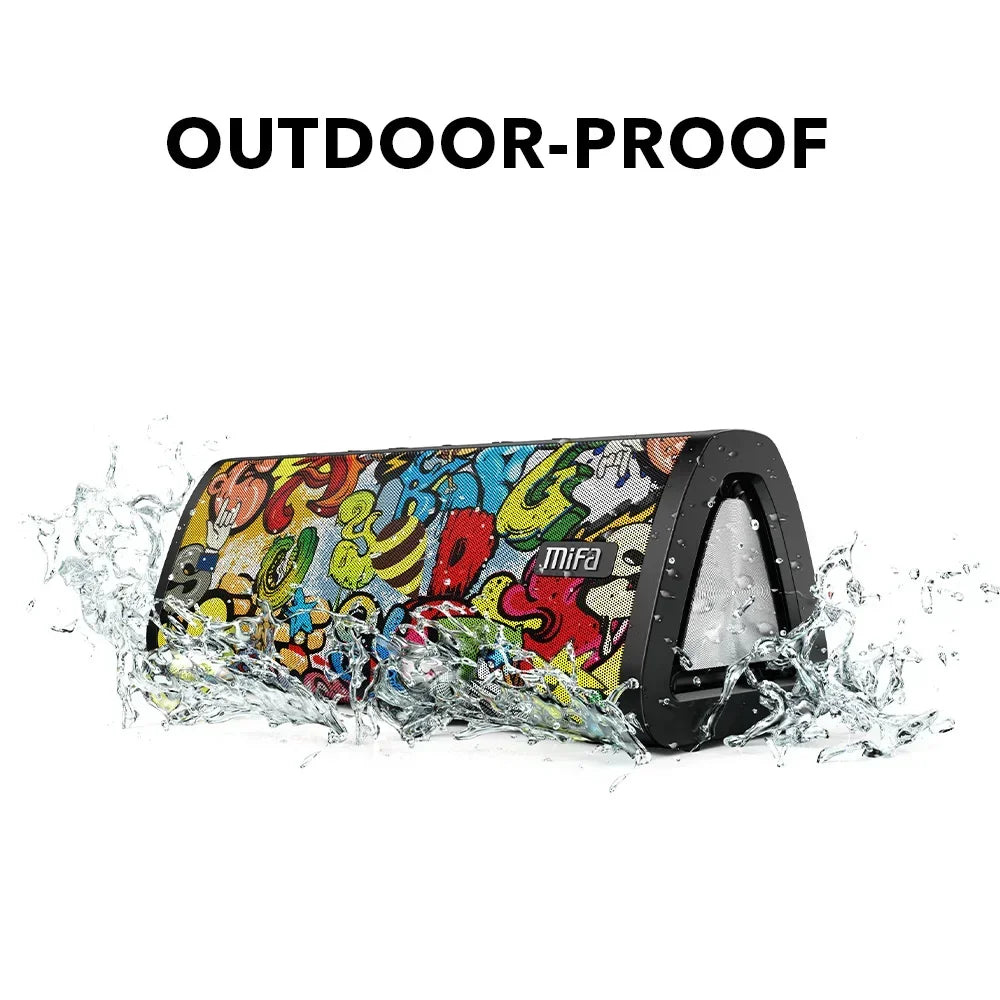mifa A10+ Portable Bluetooth Speaker 20W | 360° Stereo IPX7 Waterproof 24H BT 5.0