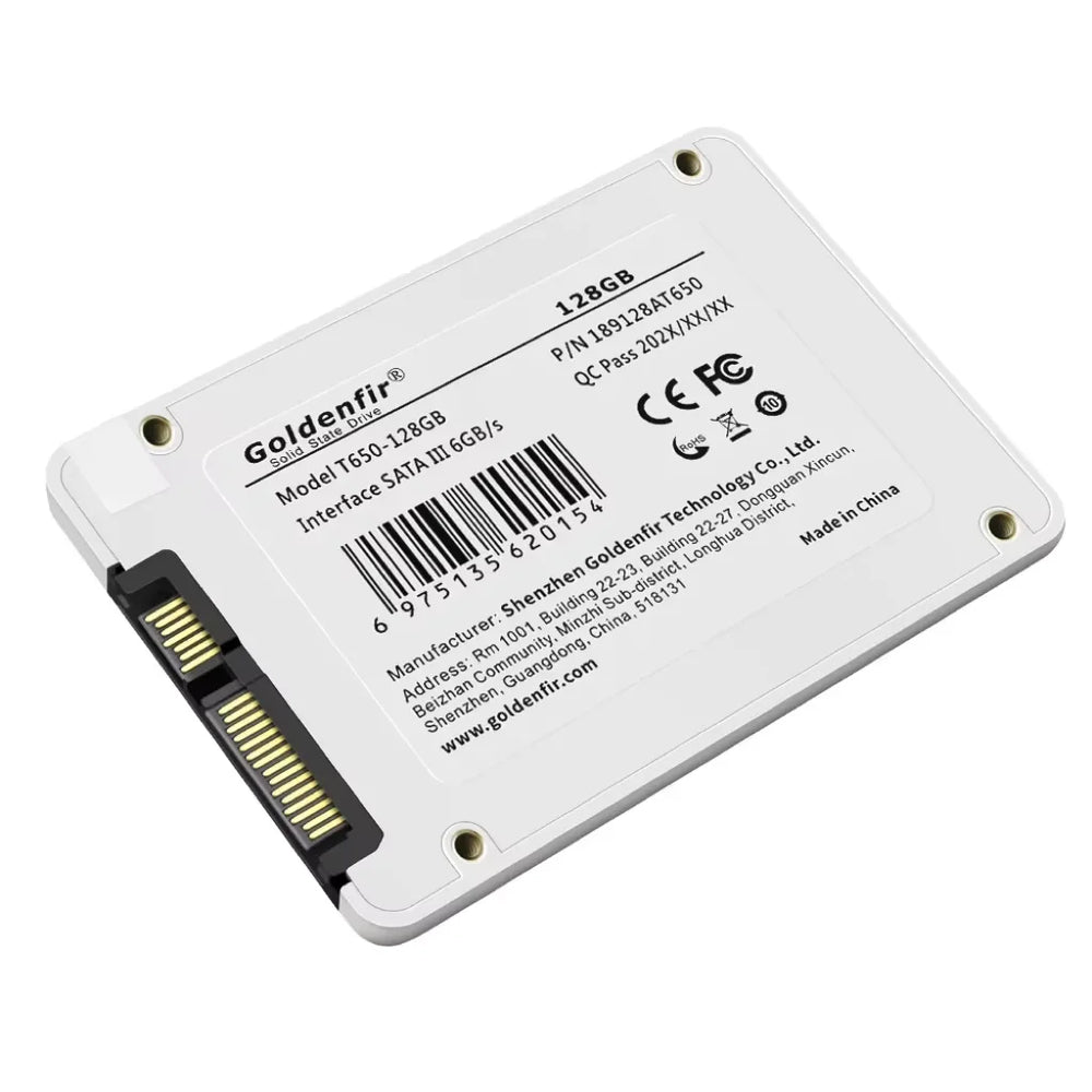 Goldenfir Classic 2.5" SSD SATA III | 120GB–2TB Internal Drive Laptop & Desktop