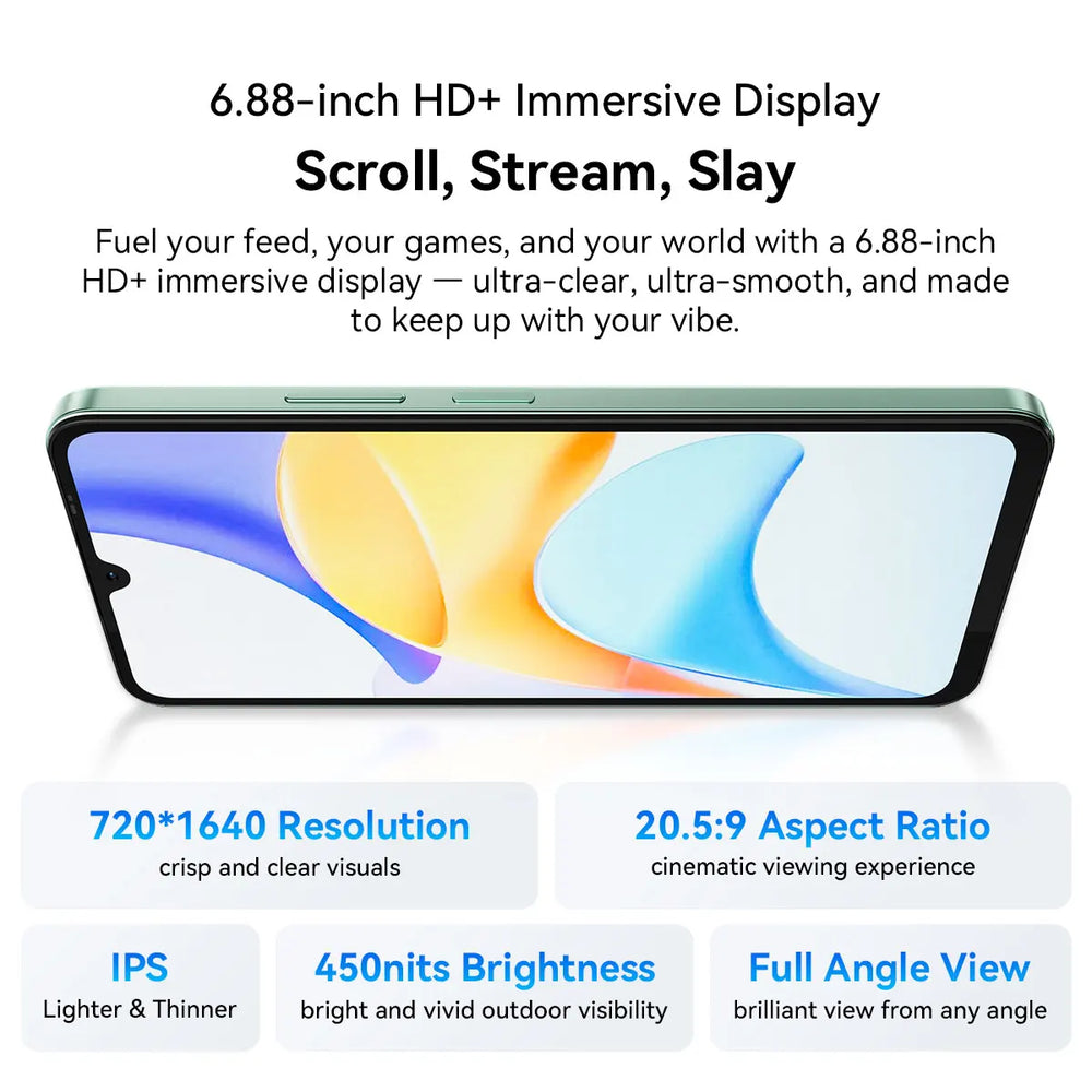 Blackview SHARK 6 5G Smartphone Unisoc T8100 | 6.88" 120Hz 8GB 128GB 5000mAh Android 15