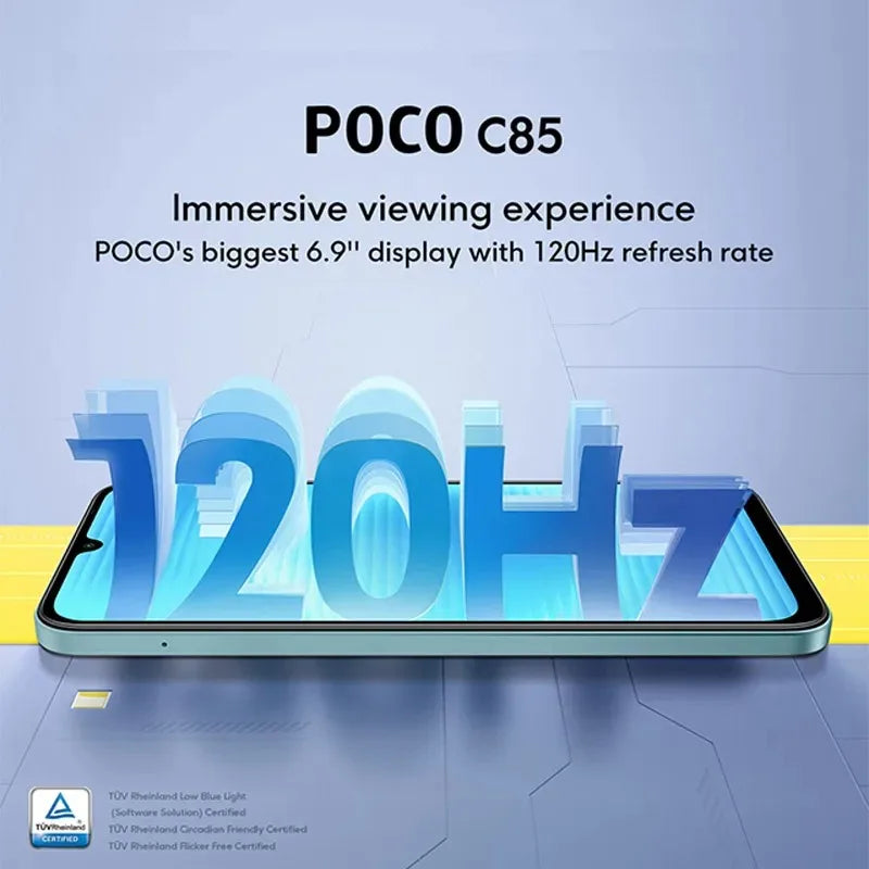 POCO C85 Global Smartphone Helio G81 Ultra | 6.9" 120Hz 6000mAh 50MP NFC 33W
