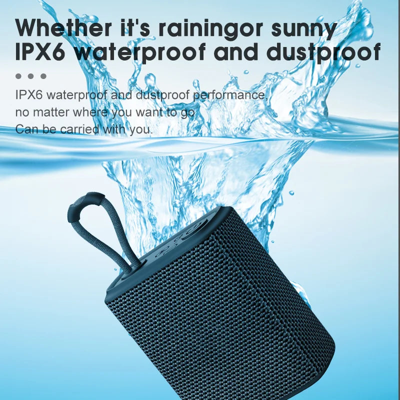 EBS-300 5W Mini Bluetooth Speaker Fabric Mesh IPX6 | TF Card Music Box Portable