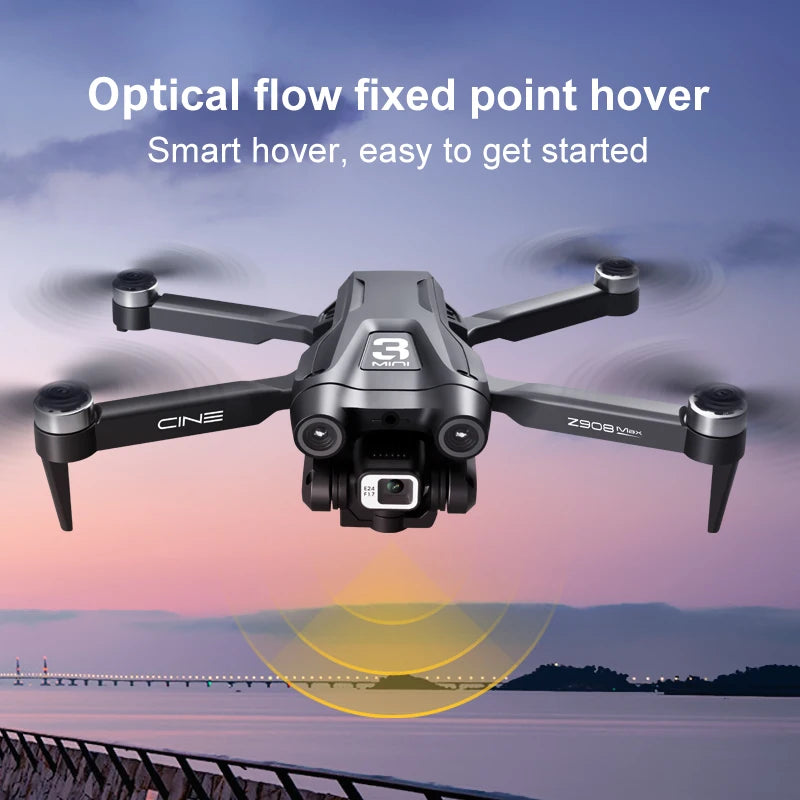Lenovo Z908 Pro/MAX Drone 4K/8K GPS | Optical Flow 3-Side Obstacle Avoidance
