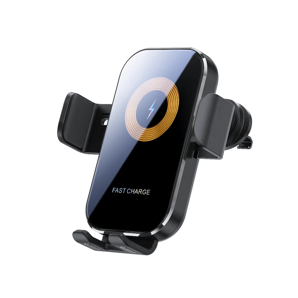 Universal 15W Car Wireless Charger Mount | Auto-Sensing Phone Holder iPhone Samsung