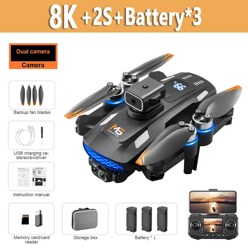 Xiaomi Mjia M6 Drone 8K/4K Professional | 5G WiFi FPV Screen Remote UAV