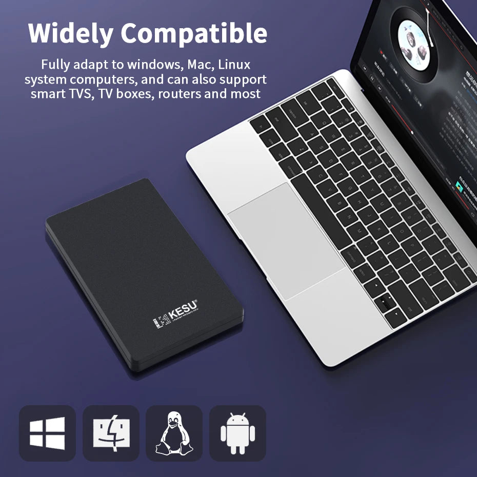 KESU 2.5" Portable External Hard Drive USB 3.0 | 500GB–2TB PC PS4 Notebook