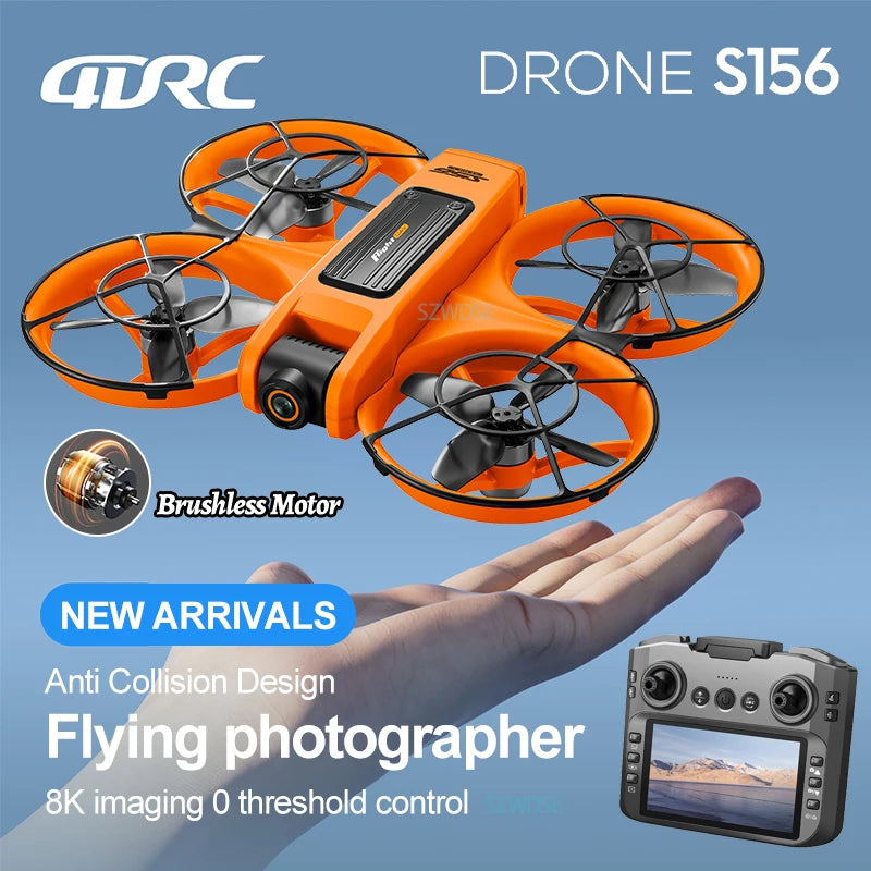 S156 RC Drone 8K 5G WiFi FPV | Dual Camera 2.4G Quadcopter Aerial Photography