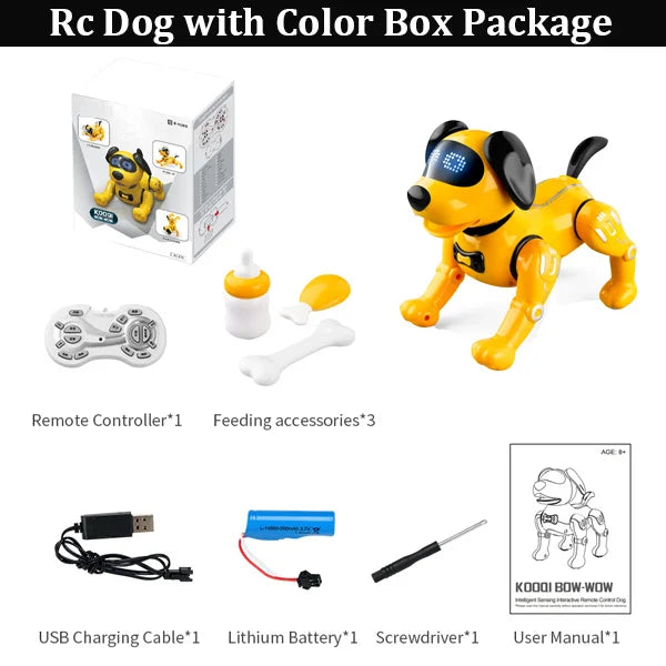 JJRC RC Robot Dog | Smart Talking Programming Dance Interactive Intelligent Toy