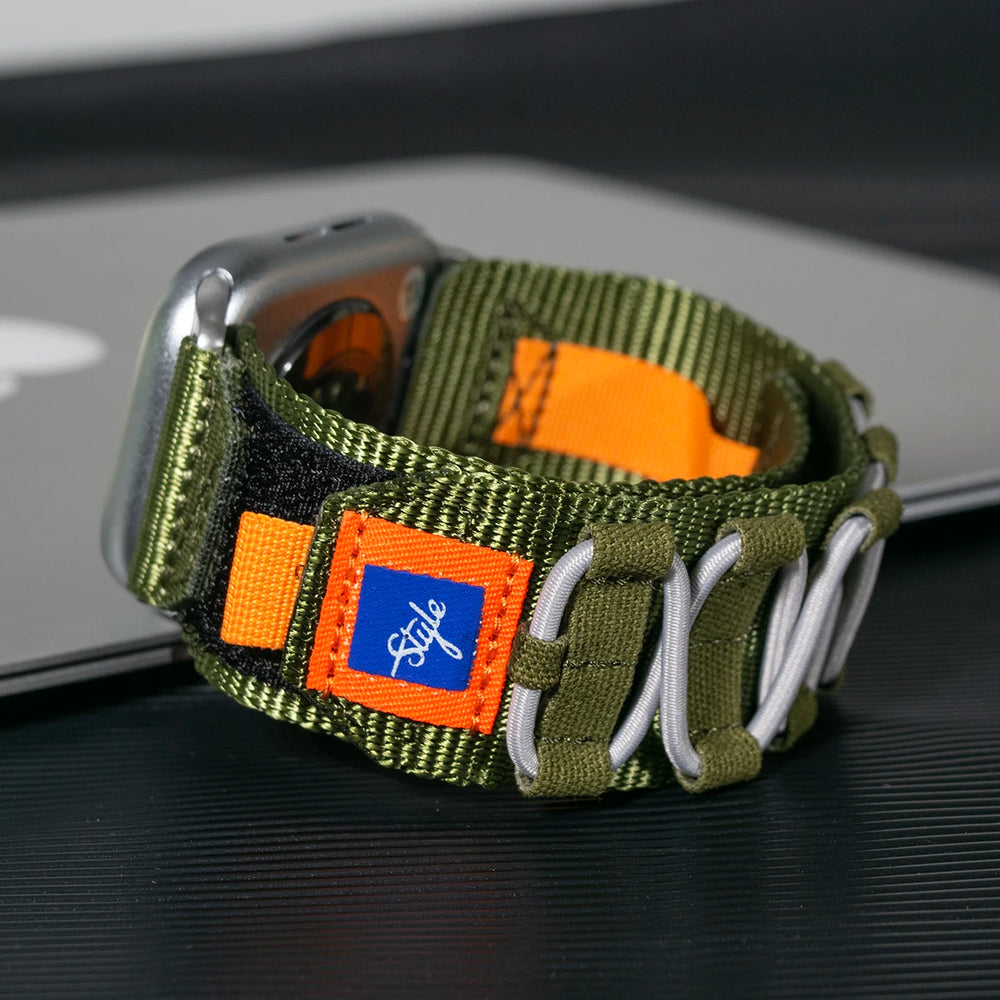 Vwar Nylon Tactical Sports Band Apple Watch | Ultra 2 Series 4–9 SE 42/44/45/49mm