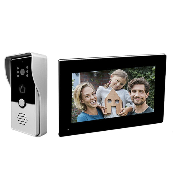 7" Video Intercom System | Colour Indoor Monitor Visual Doorphone Camera Kit