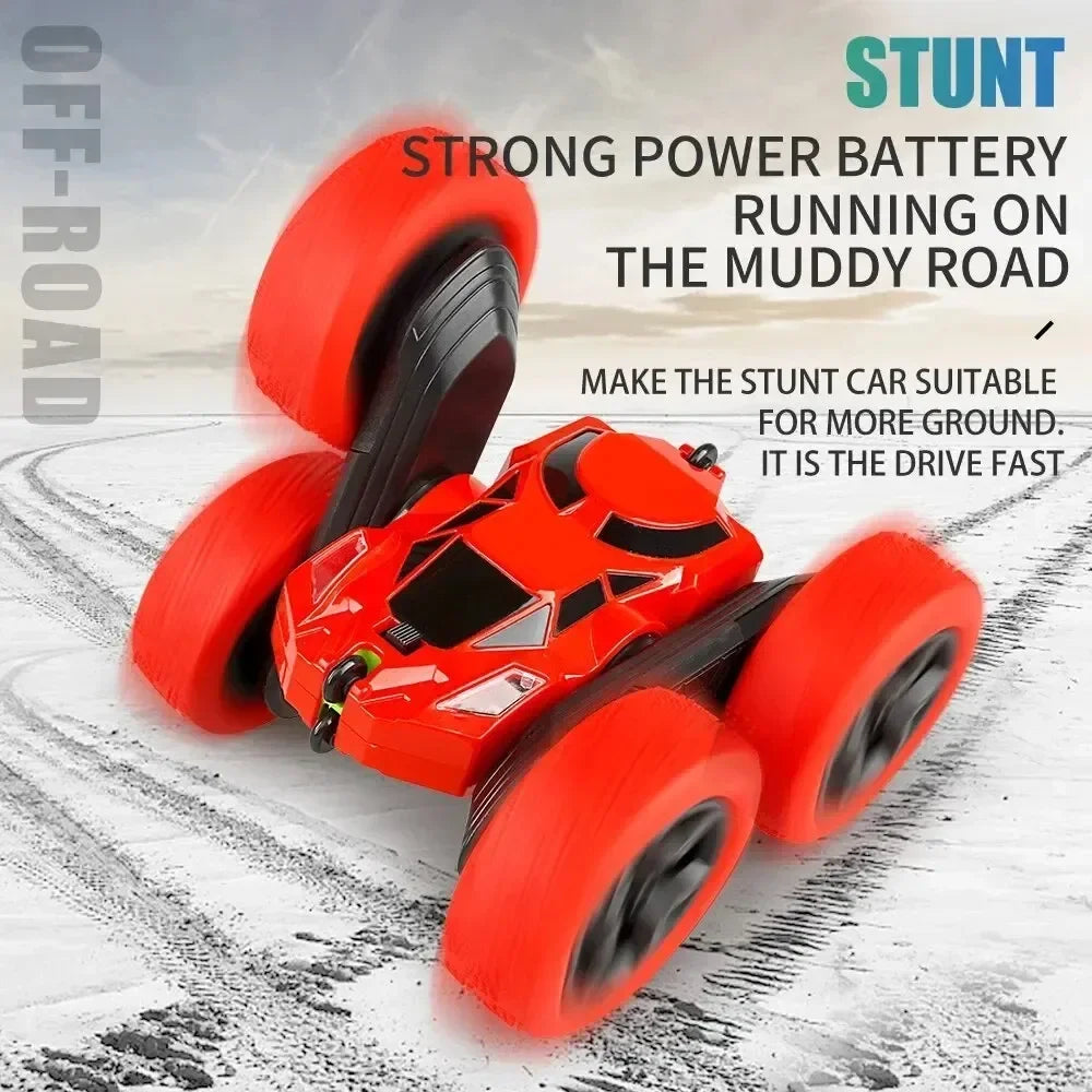 Chriyungel Double-Sided Flip RC Stunt Car 2.4G | 360° Rotation High Speed Drift