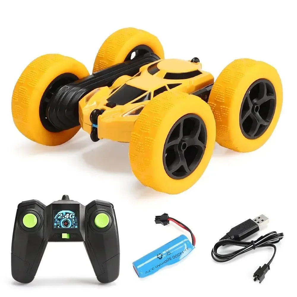 Chriyungel Double-Sided Flip RC Stunt Car 2.4G | 360° Rotation High Speed Drift