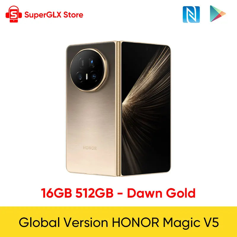 HONOR Magic V5 5G Foldable Smartphone Snapdragon 8 Elite | 7.95" LTPO OLED 5820mAh