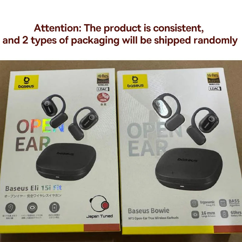Baseus Bowie MF1 Open-Ear Sport Earphones BT 5.4 | Big Bass EarHooks 60H Playtime