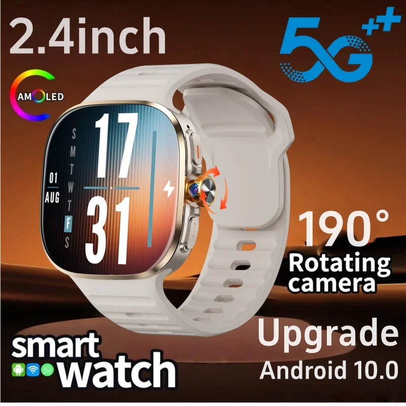 M99 5G Smartwatch 2.4" AMOLED 900W Camera | WiFi GPS NFC Power Bank BT Men Women