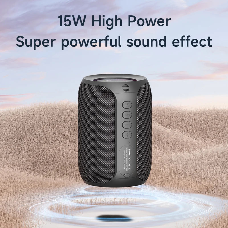 Zealot S32 PRO Bluetooth Speaker | LED Light Waterproof Subwoofer Outdoor Bass