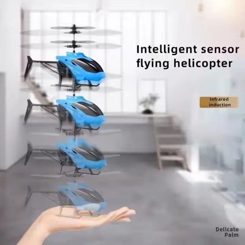 Mini RC Helicopter Infrared Gesture Sensing | Remote Control Aircraft Flying Toy