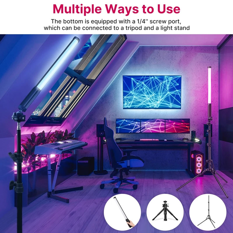 Ulanzi VL119 RGB Tube Light | CRI 95+ 2500K-9000K Handheld LED Wand Studio
