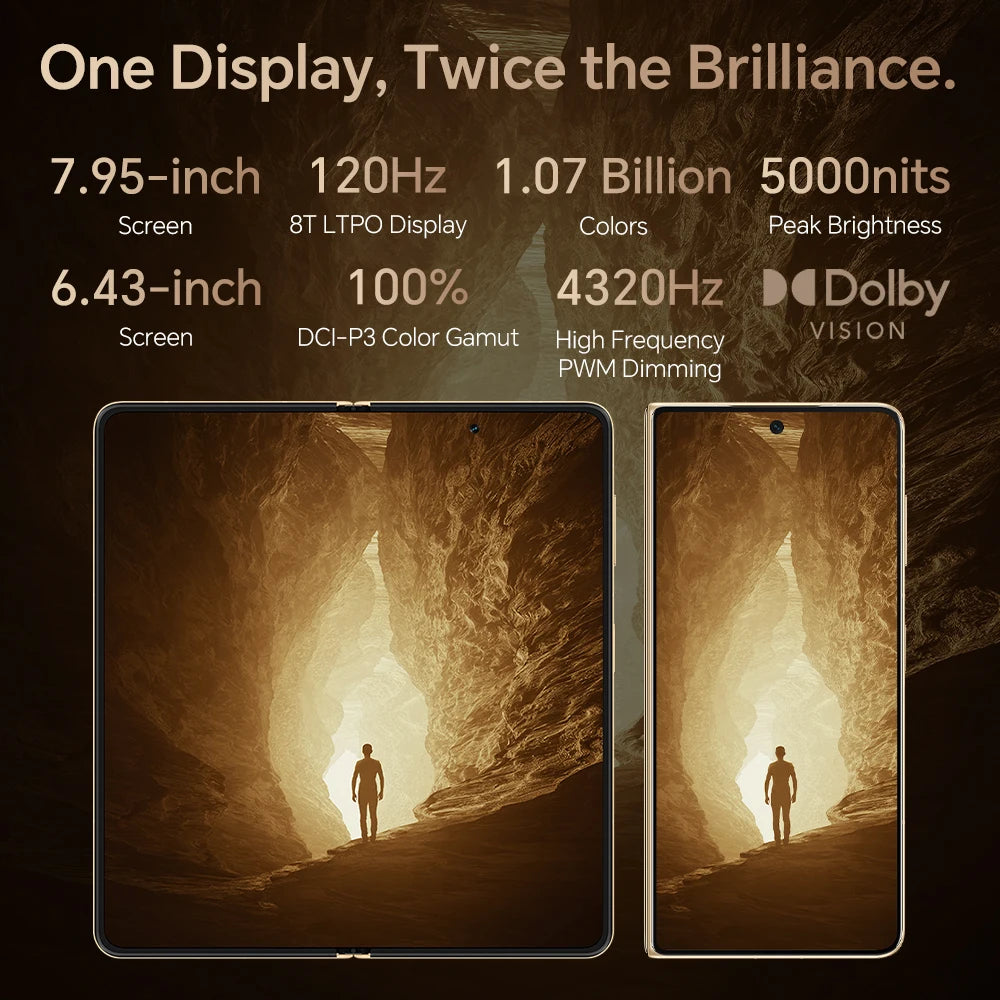 HONOR Magic V5 5G Foldable Smartphone Snapdragon 8 Elite | 7.95" LTPO OLED 5820mAh