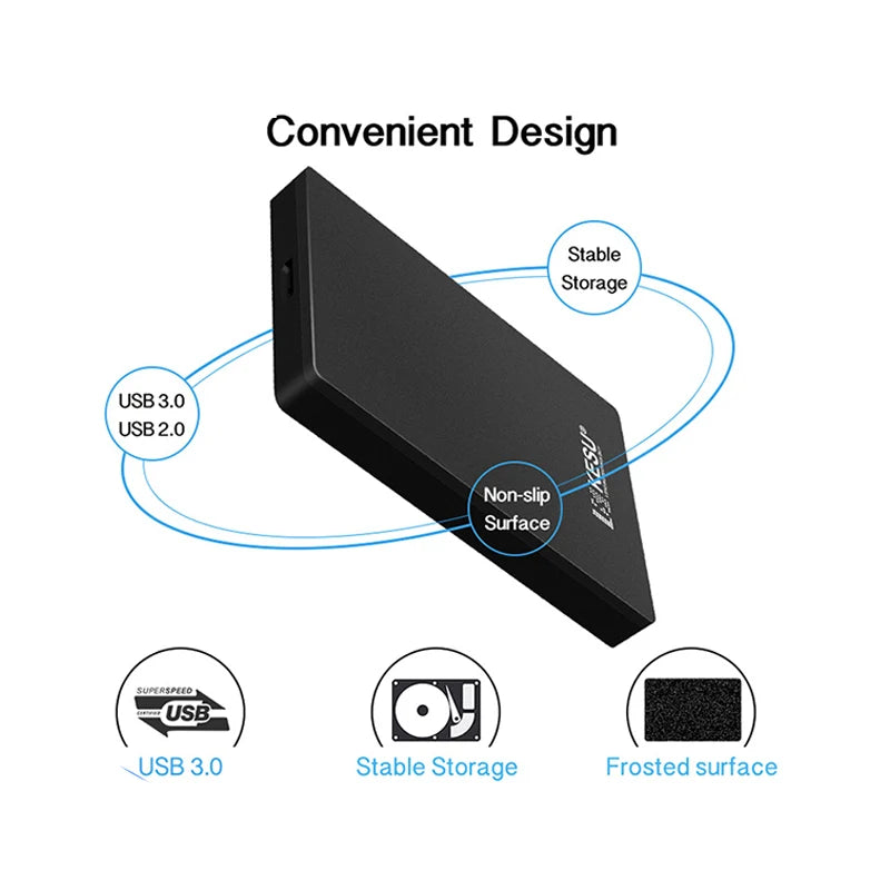 KESU 2.5" Portable External Hard Drive USB 3.0 | 500GB–2TB PC PS4 Notebook
