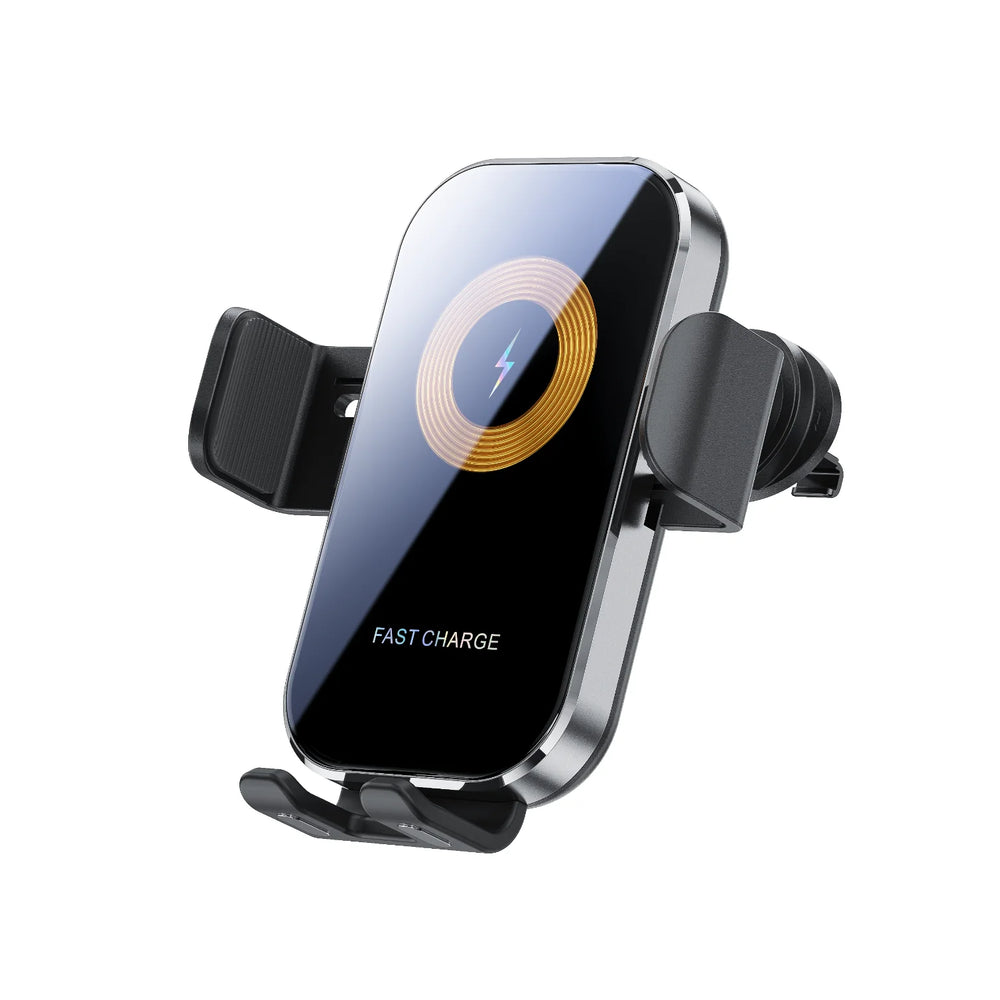 Universal 15W Car Wireless Charger Mount | Auto-Sensing Phone Holder iPhone Samsung