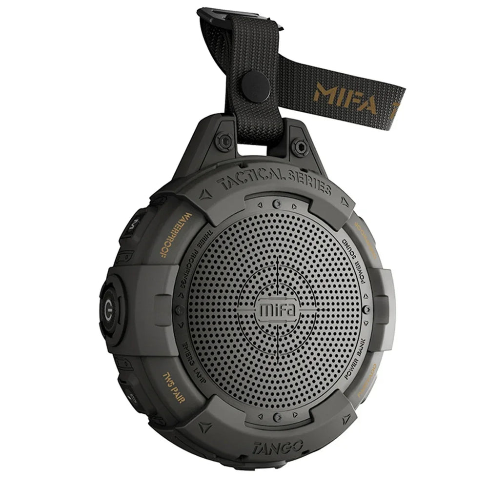 Mifa Tango Portable Bluetooth Speaker IP67 | Flashlight Shockproof 25H Bold Bass